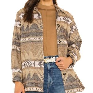 BB Dakota by Steve Madden Geometric Tan Jacket